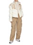 Figure View - Click To Enlarge - KHRISJOY - Hug Tweed Puffer Jacket