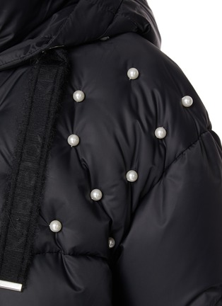  - KHRISJOY - Hug Faux Pearl Embellished Puffer Jacket