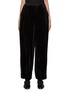 Main View - Click To Enlarge - EENK - Velvet Wool Blend Tapered Leg Pants