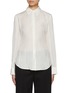 Main View - Click To Enlarge - EENK - Textured Striped Belted Shirt