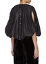 Back View - Click To Enlarge - EENK - Open Sleeves Pleated Top