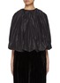 Main View - Click To Enlarge - EENK - Open Sleeves Pleated Top