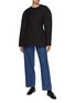 Figure View - Click To Enlarge - EENK - Wide Shoulder Wool Hourglass Jacket