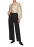 Figure View - Click To Enlarge - EENK - Belted Wool Blend Pants