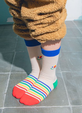 Detail View - Click To Enlarge - EAT MY SOCKS - Jolly Bear Kids' Socks