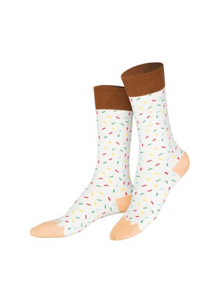 Detail View - Click To Enlarge - EAT MY SOCKS - Joe's Donuts Over the Calf Socks — Pack of 4