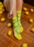  - EAT MY SOCKS - Fresh Lemons Crew Socks — Set of 2