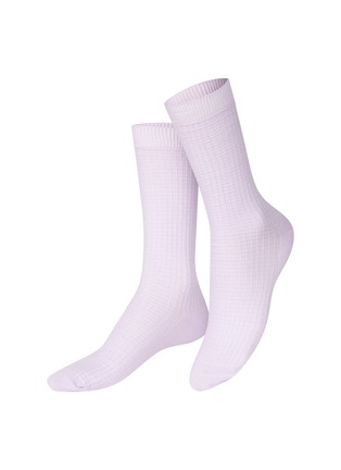  - EAT MY SOCKS - Yin Yoga Purple Over the Calf Socks