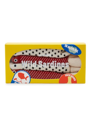 Main View - Click To Enlarge - EAT MY SOCKS - Wild Sardines Crew Socks