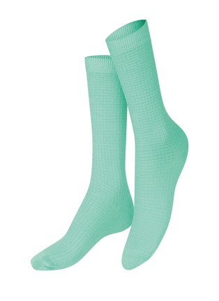  - EAT MY SOCKS - Yin Yoga Green Over the Calf Socks