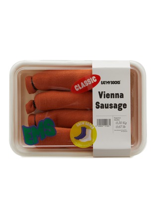 Main View - Click To Enlarge - EAT MY SOCKS - Vienna Sausage Crew Sock Set