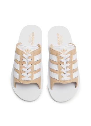 Detail View - Click To Enlarge - ADIDAS - Gazelle Beach Low Top Leather Sandals