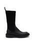 Main View - Click To Enlarge - ALEXANDERWANG - Detroit Leather Long Sock Boots