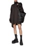 Figure View - Click To Enlarge - RICK OWENS  - Jumbo Tabard Satin Top