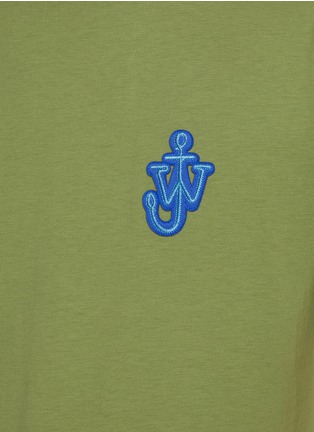  - JW ANDERSON - Anchor Logo Patch Organic Cotton T-Shirt