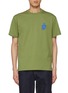 Main View - Click To Enlarge - JW ANDERSON - Anchor Logo Patch Organic Cotton T-Shirt