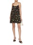 Figure View - Click To Enlarge - ALICE & OLIVIA - Collen Spaghetti Strap Cotton Mini Dress