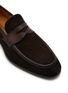 Detail View - Click To Enlarge - MAGNANNI - Suede Leather Penny Loafers