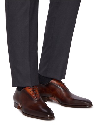 Figure View - Click To Enlarge - MAGNANNI - Leather Oxford Shoes