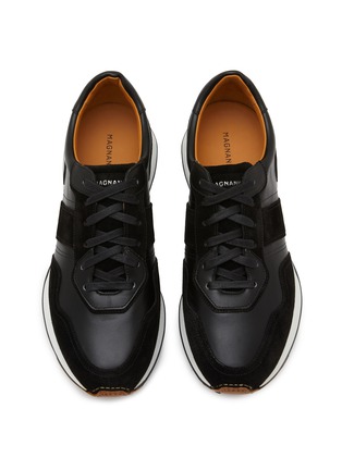 Detail View - Click To Enlarge - MAGNANNI - Leather Suede Sneakers