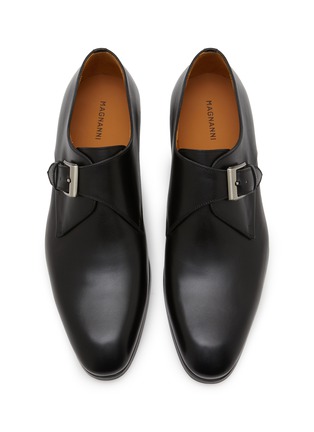 Detail View - Click To Enlarge - MAGNANNI - Mansfeld Leather Single Monk Strap Shoes