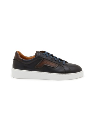 Main View - Click To Enlarge - MAGNANNI - Leather Low Top Sneakers