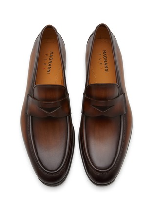 Detail View - Click To Enlarge - MAGNANNI - Leather Penny Loafers