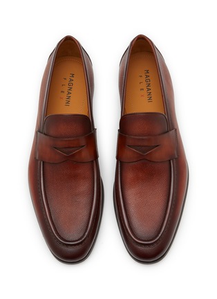 Detail View - Click To Enlarge - MAGNANNI - Leather Penny Loafers