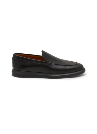 Main View - Click To Enlarge - MAGNANNI - Leather Platform Loafers