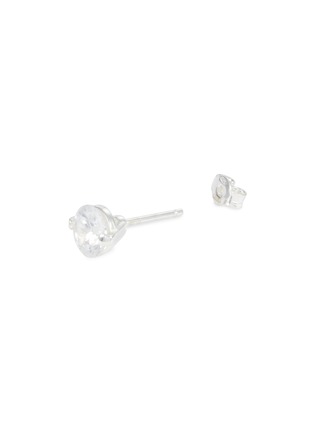 Detail View - Click To Enlarge - HATTON LABS - Cubic Zirconia Sterling Silver Earrings