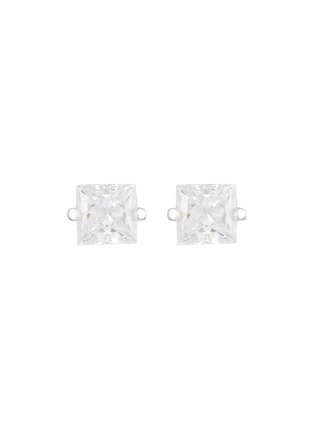 Main View - Click To Enlarge - HATTON LABS - Cubic Square Sterling Silver Earrings