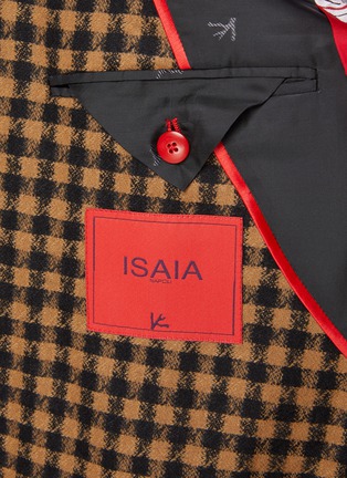 Detail View - Click To Enlarge - ISAIA - Single Breasted Wool Cashmere Blazer