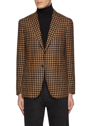 Main View - Click To Enlarge - ISAIA - Single Breasted Wool Cashmere Blazer