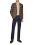 Figure View - Click To Enlarge - ISAIA - Dark Wash Cotton Cashmere Blend Jeans