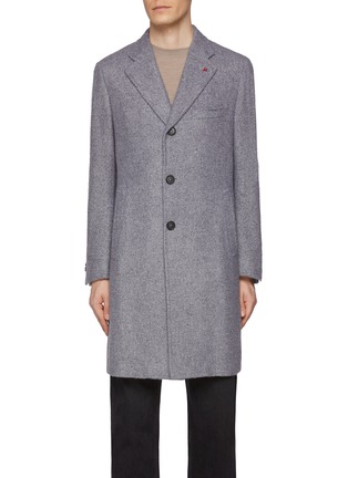 Main View - Click To Enlarge - ISAIA - Single Breasted Cashmere Silk Coat