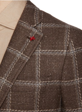  - ISAIA - Single Breasted Cashmere Wool Silk Linen Blazer