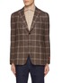 Main View - Click To Enlarge - ISAIA - Single Breasted Cashmere Wool Silk Linen Blazer