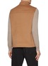 Back View - Click To Enlarge - ISAIA - Stand Collar Camel Hair Vest