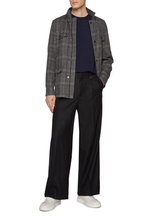 Figure View - Click To Enlarge - ISAIA - Stitched Detail Wool Sweater