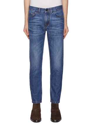 Main View - Click To Enlarge - ISAIA - Light Wash Cotton Jeans