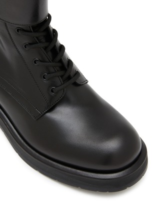 Detail View - Click To Enlarge - CHLOÉ - Coddington Leather Combat Boots