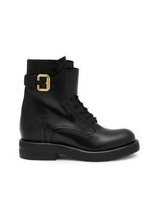 Main View - Click To Enlarge - CHLOÉ - Coddington Leather Combat Boots