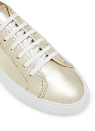 Detail View - Click To Enlarge - COMMON PROJECTS - Tournament Shiny Leather Women's Sneakers