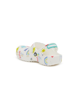 Detail View - Click To Enlarge - CROCS - Classic Doodle Print Kids Clogs