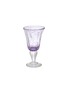 Main View - Click To Enlarge - LA ROMAINE EDITIONS - The Bubble-Stemmed Glass — Purple