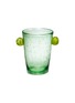 Main View - Click To Enlarge - LA ROMAINE EDITIONS - The Little Peony Vase — Lime Green/Green