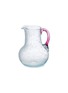 Main View - Click To Enlarge - LA ROMAINE EDITIONS - The Small Round Bubble Decanter — Blue/Pink