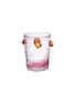 Main View - Click To Enlarge - LA ROMAINE EDITIONS - The Guirlande Water Glass — Pink/Red