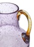 Detail View - Click To Enlarge - LA ROMAINE EDITIONS - The Small Round Bubble Decanter — Purple/Red