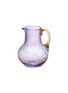 Main View - Click To Enlarge - LA ROMAINE EDITIONS - The Small Round Bubble Decanter — Purple/Red